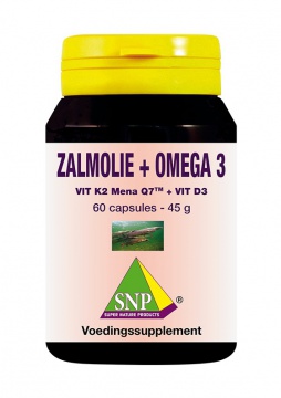 Zalmolie Omega 3 Vitamine K2-Mena Q7 Vitamine D3 Vitamine E