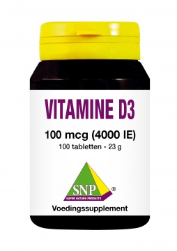 Vitamine D3  4000 IE  100 mcg