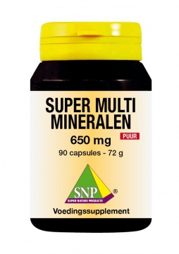Super Multi Mineralen  650 mg Puur