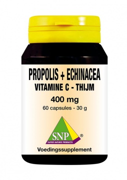 Propolis + Echinacea + Thijm + Vitamine C