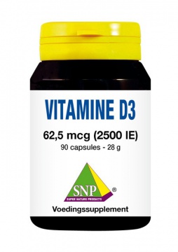 Vitamine D3 - 2500 IE - 90 capsules