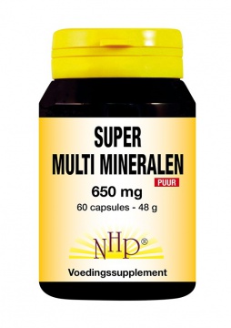 Super Multi-Mineralen 650 mg Puur