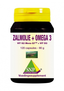 Zalmolie Omega 3 Vitamine K2-Mena Q7 Vitamine D3 Vitamine E