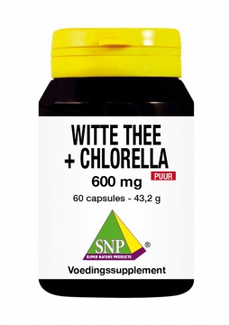 Witte Thee + Chlorella 600 mg Puur